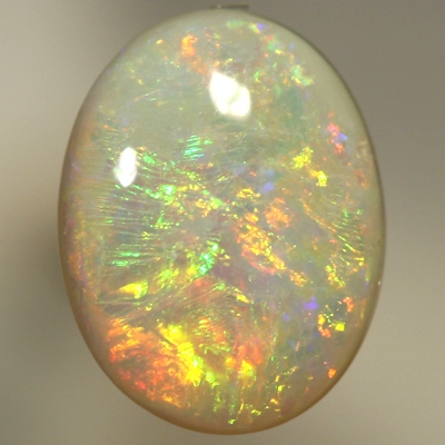 SOLID SEMI BLACK OPAL very bright neon fire